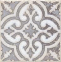 Вставка Kerama Marazzi Амальфи орнамент коричневый 9,9х9,9 STG\A408\1266