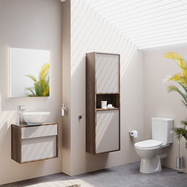 Унитаз-компакт Vitra Norm Nord,  с крышкой дюропласт, микролифт, белый, 9845B099-7202