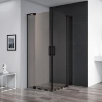 Душевая кабина Cezares SLIDER-AH-2-90/100-100/110-BR-NERO
