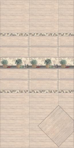 Плитка керамическая Kerama Marazzi Бирмингем беж грань 15х40 15026