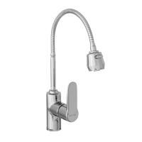 Смеситель для кухни Avrora Kitchen с высоким гибким изливом, AV9001