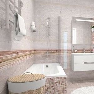 Вставка Cersanit Альба (Alba) многоцветный 20х60 AI2S451DT