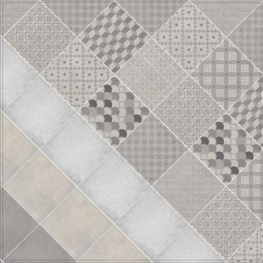 Плитка напольная Kerama Marazzi Карнаби-стрит 20х20 серый темный 1572T