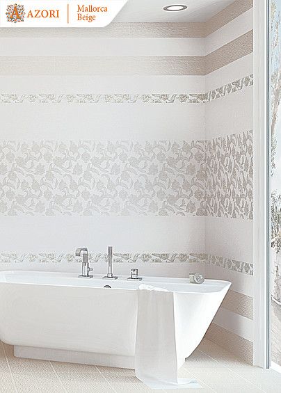 Бордюр Azori Mallorca Beige Floris 63*7.5 585081001