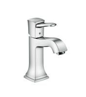 Смеситель для раковины Hansgrohe Metropol Classic 110, со сливным гарнитуром, хром, 31300000