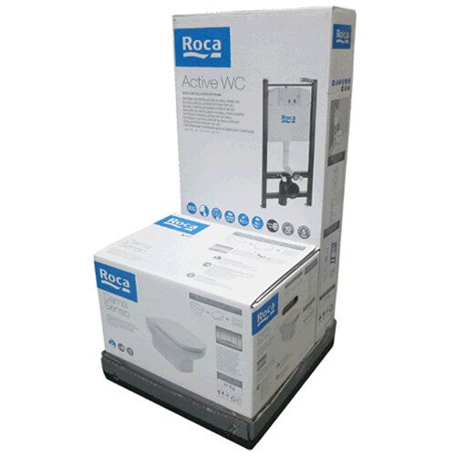 ПЭК Roca Дама сенсо / Dama senso унитаз+сид.микр.+инстал.+кнопка, 7.8931.0.409.0