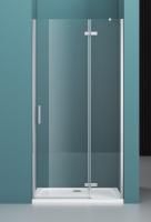 Душевая дверь BelBagno 900x1950, прозрачное стекло, хромированный профиль, правая, KRAFT-B-12-60/30-