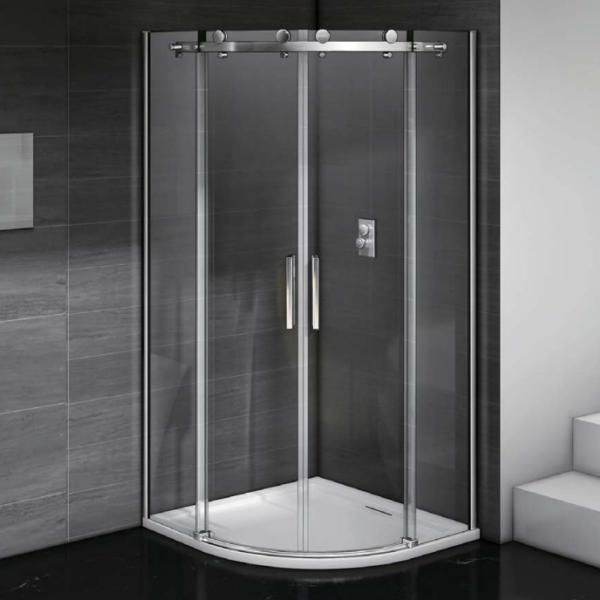 Душевая кабина Bas Galaxy R-TD-100-C-CH, прозрачное стекло, без поддона