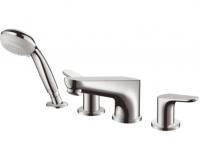 Смеситель для ванны Hansgrohe Focus E2 двухвентильный, на 4 отверстия, 31936000