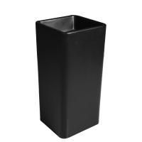 Раковина SantiLine 405x405x840, напольная (моноблок), черный матовый, SL-4013MB