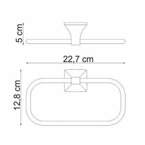 Держатель полотенец WasserKRAFT Wern K-2500, K-2560