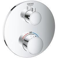 Смеситель для душа Grohe Grohtherm, термостатический, с переключателем на 2 положения, внешняя часть