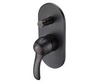 Смеситель для ванны и душа WasserKRAFT Isar 1300 темная бронза, 1361