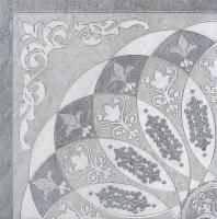 Декор Kerama Marazzi Монтаньоне 42х42 серый 1/4 розона HGD\B37\TU0031L