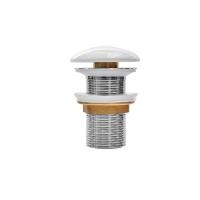 Донный клапан IDDIS Optima Home, без перелива, белый глянец, OPHWS00i88