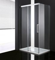 Душевая кабина Cezares Premier-Soft 140*100*200 см, прозрачное стекло, хромированный профиль, PREMIE