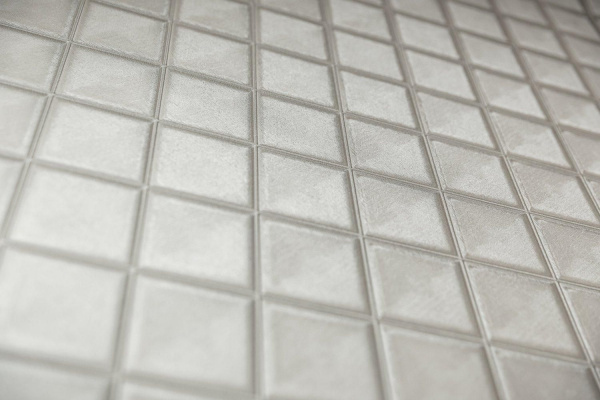 Обои виниловые Kerama Marazzi Палаццо фон-2, серебро, KM5514