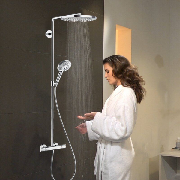Raindance Select S 300 Showerpipe Душевая система цв. Белый хром 27133400