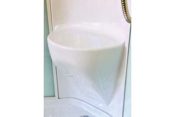 Гидромассажный бокс Royal Bath  100х100х217, белое/матовое стекло, хромированный профиль, RB 100HK6-
