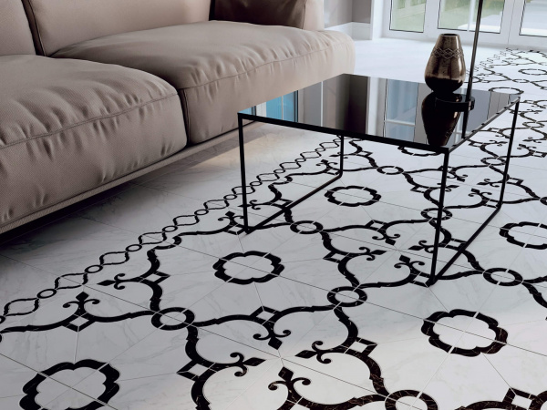 Декор Kerama Marazzi Фрагонар 15х15 чёрный HGD\B263\17052