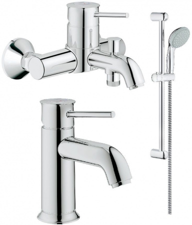 Комплект смесителей Grohe Bau Classic, 124404