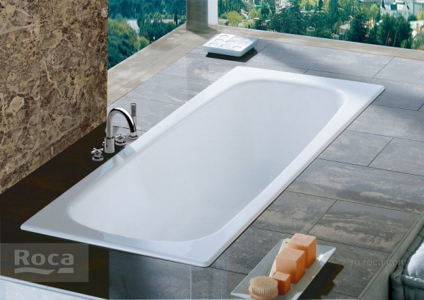Ванна чугунная Roca CONTINENTAL 160х70 без покрытия, 7.2129.0.200.R