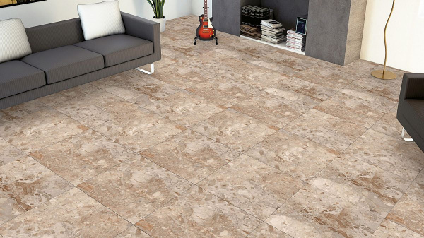 Керамогранит Azario Рейнбол Браун 60*60 glossy, E110082160G