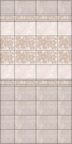 Карандаш Kerama Marazzi Баккара 30х2 беж темный PFD004