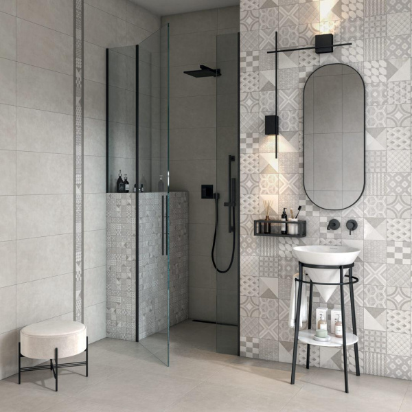 Керамогранит Kerama Marazzi Онда серый натуральный 60х60, SG648300R