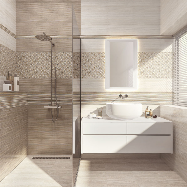 Бордюр Alma Ceramica Лоренс / Lorens 494*67, BWU53LRS04R