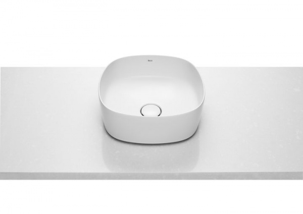 Раковина Roca INSPIRA SOFT накладная 370х370х140 мм, скругленная, 7.3275.0.200.0