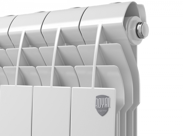 Радиатор алюминиевый Royal Thermo Biliner Alum 500 - 8 секций, белый, RTBA50008