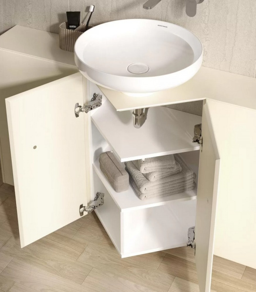 Боковина универсальная Kerama Marazzi для двух модулей Caravan/Караван сливочн, KMCASp21MBt0