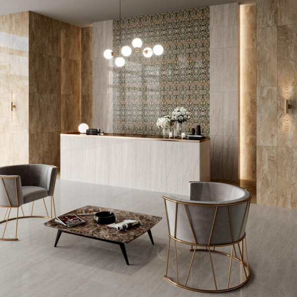 Декор Kerama Marazzi Эвора мозаичный синий светлый глянц 32х30, MM13122