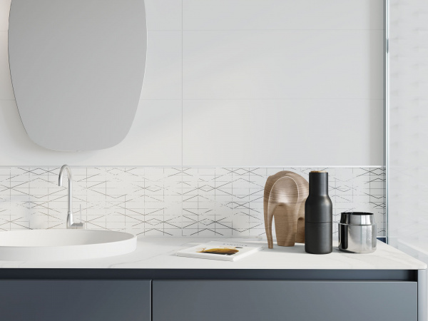 Керамическая плитка настенная Meissen Keramik Trendy  многоцветный 25x75 TYU453
