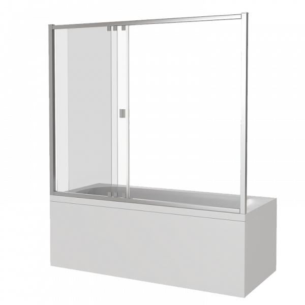 Шторка для ванны Bas SCREEN WTW-150-C-CH