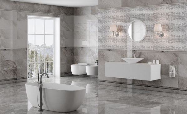 Карандаш Eurotile Ceramica ECLIPSE GRAY 4х89,5, 777