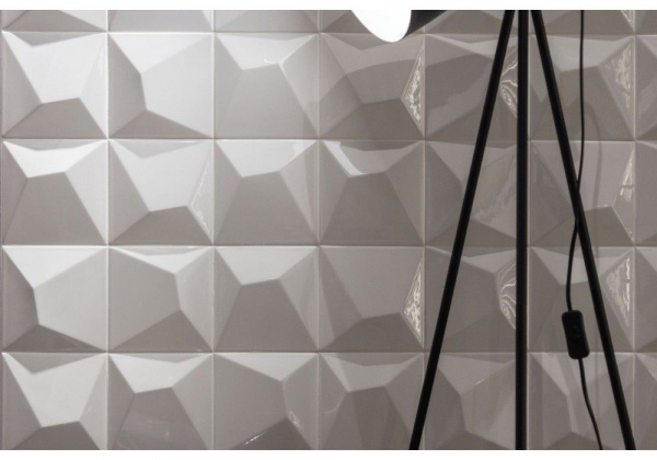 Керамическая плитка настенная CIFRE ceramica VERTEX LINE WHITE PB BRILLO 15X15