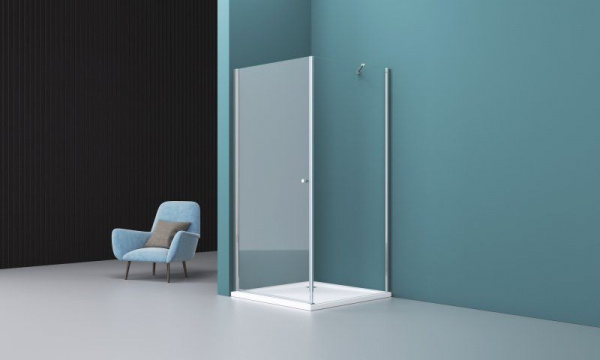 Душевая кабина BelBagno Etna 800x800x1950, прозрачное стекло, хромированный профиль, ETNA-A-1-80-C-C