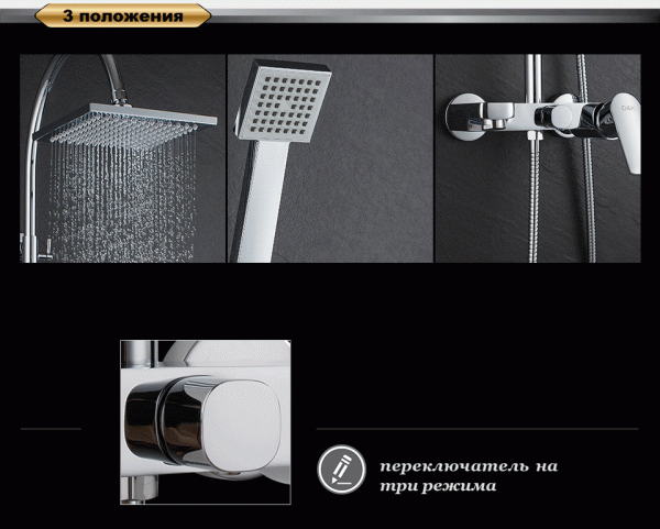 Душевая система D&K Rhein.Lessing DA1323701C05 хром
