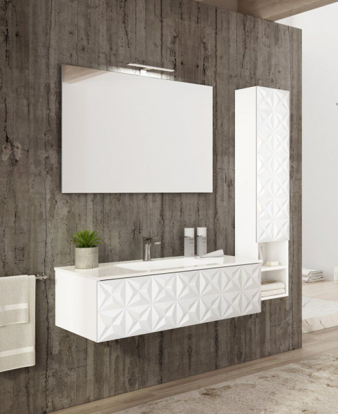 Подвесной шкафчик с одной распашной дверкой, LCPN.601 Bianco Laccato Opaco
