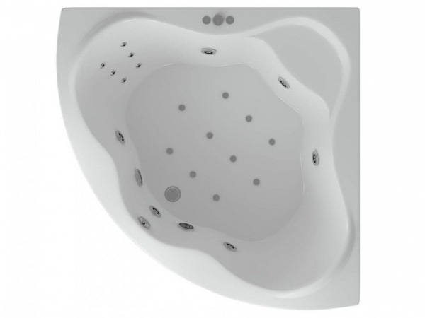 Ванна акриловая Aquatek Галатея 135*135 с фронтальной панелью