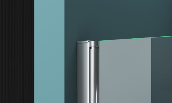 Душевая кабина BelBagno Albano 700x900x1950, прозрачное стекло, хромированный профиль, ALBANO-ASH-1-