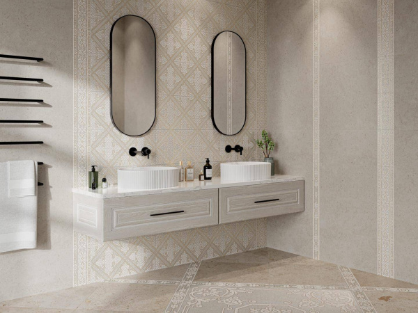Керамическая плитка настенная Kerama Marazzi Карму бежевый 29,7х29,8 из 30 частей, 63008