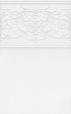 Декор Kerama Marazzi Петергоф белый 25х40 STG\A561\6304