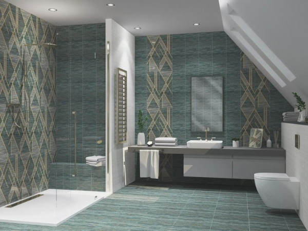 Керамическая плитка настенная Eletto Ceramica TESSUTO GREEN 25,1*70,9 1с, 507701101