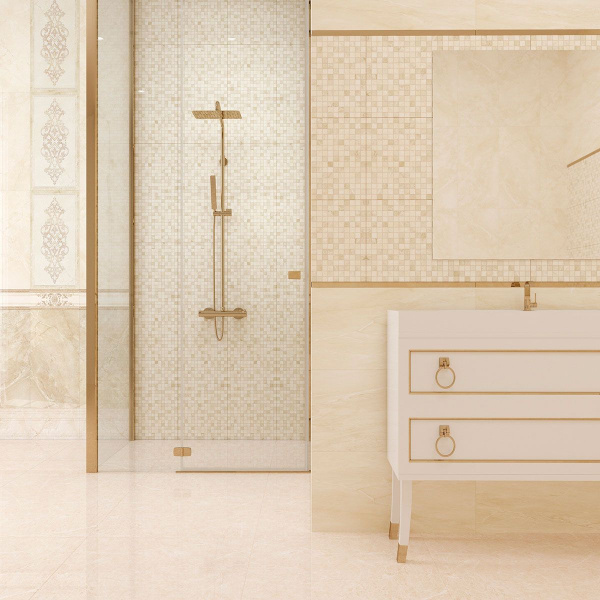 Керамическая плитка настенная Eurotile Ceramica Римини бежевая 30*60