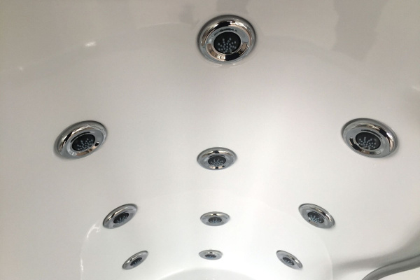 Гидромассажный бокс Royal Bath 150х100х225, прозрачное стекло, белый профиль, правая, RB 150ALP-T-R