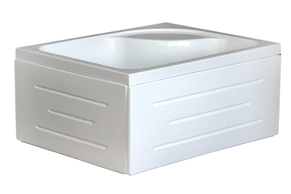 Душевая кабина Royal Bath 120х80х200, матовое стекло, белый профиль, 4 мм , правый, RB 8120ВP-C-R