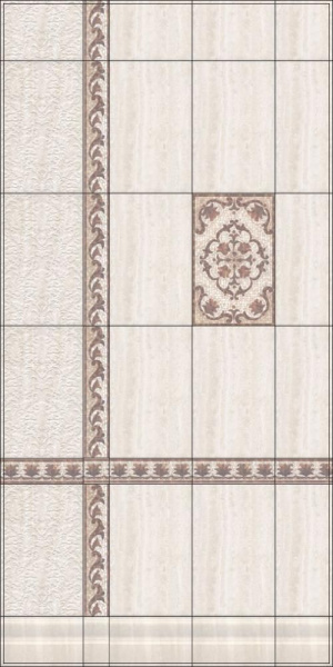 Плитка настенная Kerama Marazzi Пантеон 25х40 беж 6336